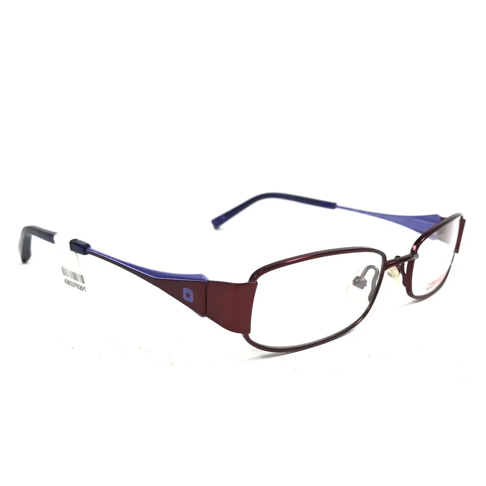 Converse Kids Eyeglasses Frames K002 BURGUNDY Purple Red Rectangular 47-17-130